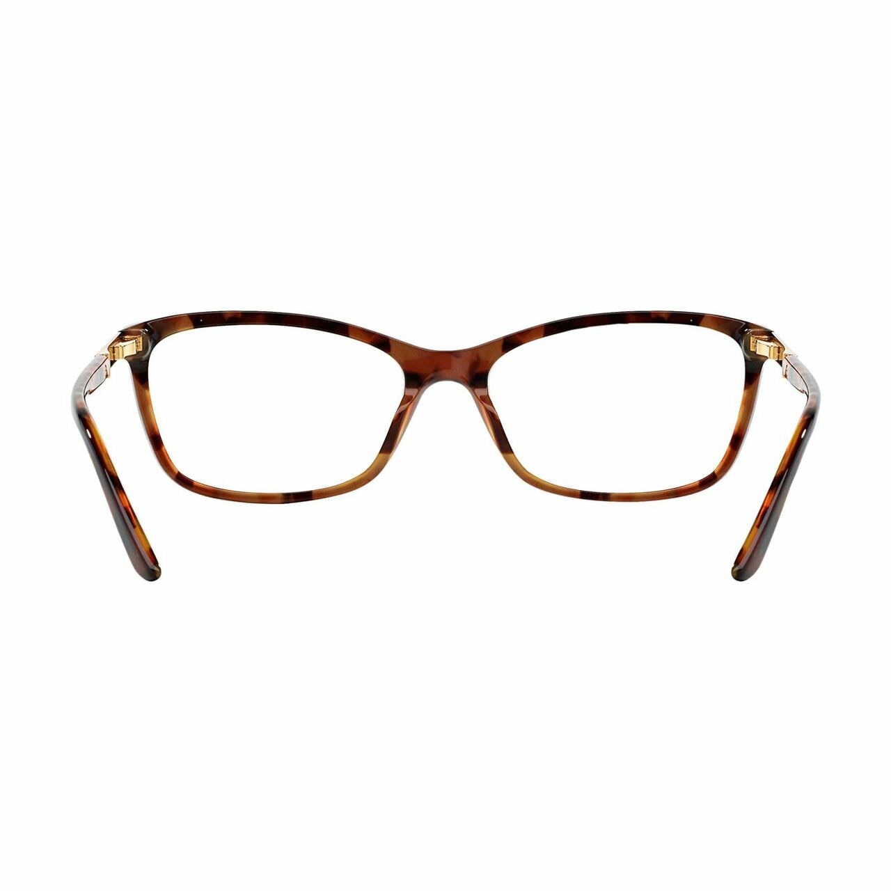 Versace VE3186-5077 Havana Rectangular Women's Plastic Eyeglasses showcasing elegant design and quality craftsmanship.